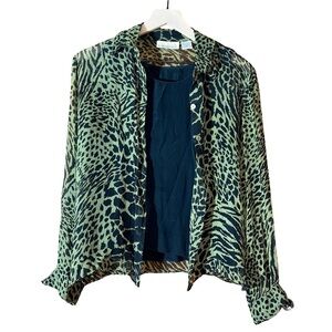 🌟 New York City Design Co. Vintage 100% Silk Blouse - Size M 🌟